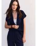 блузка женская темно-синий