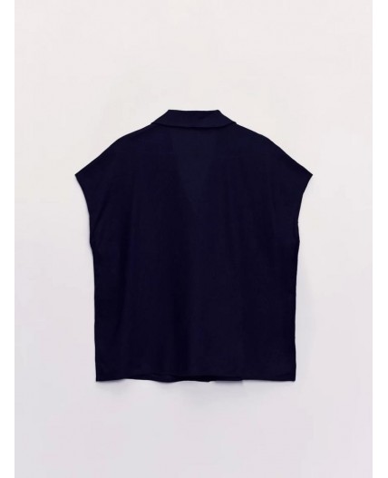 блузка женская темно-синий