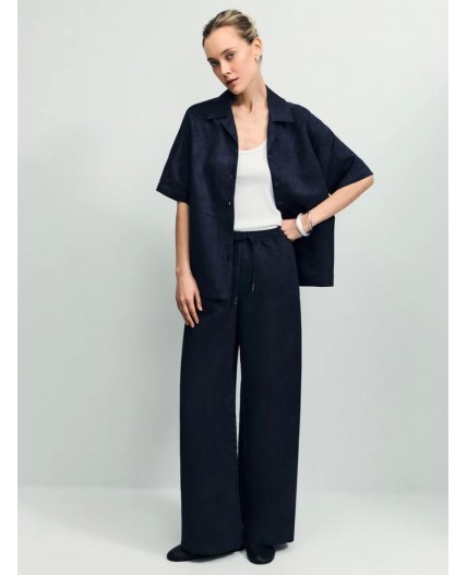 блузка женская темно-синий