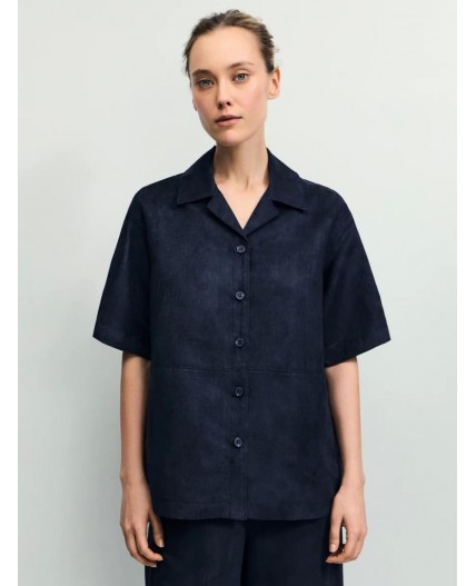 блузка женская темно-синий