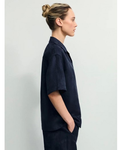 блузка женская темно-синий