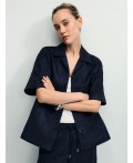 блузка женская темно-синий