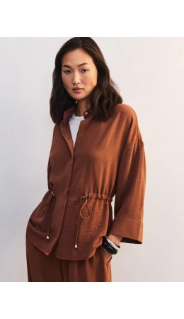 блузка женская терракот/кирпичный