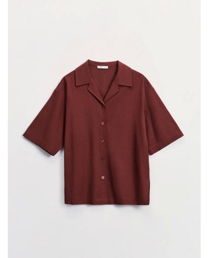 блузка женская терракот/кирпичный