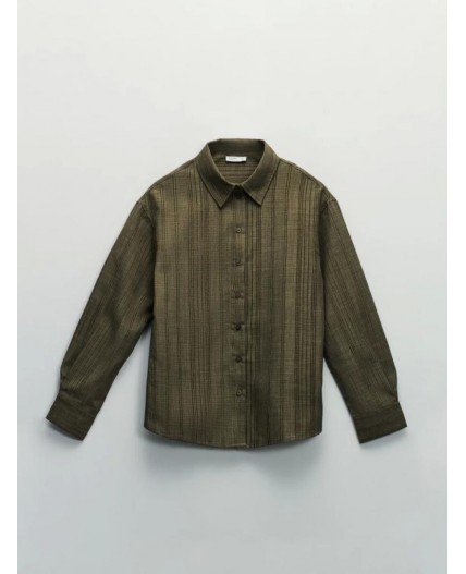 блузка женская хаки/оливковый