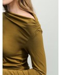 блузка женская хаки/оливковый