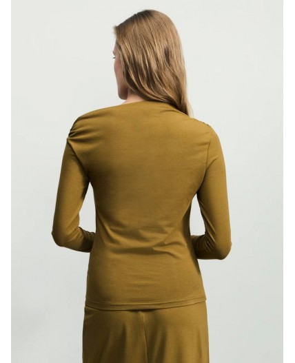 блузка женская хаки/оливковый