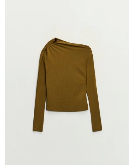 блузка женская хаки/оливковый