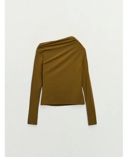 блузка женская хаки/оливковый