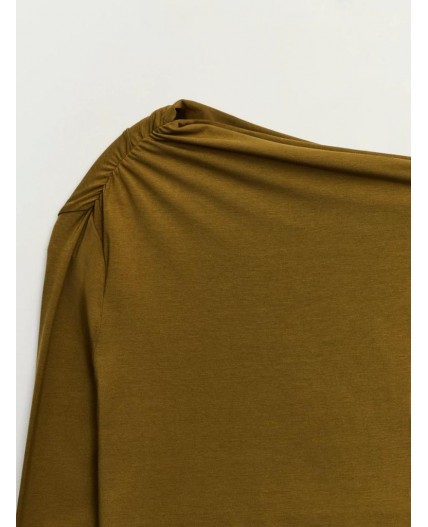 блузка женская хаки/оливковый