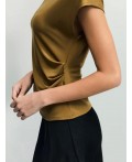 блузка женская хаки/оливковый