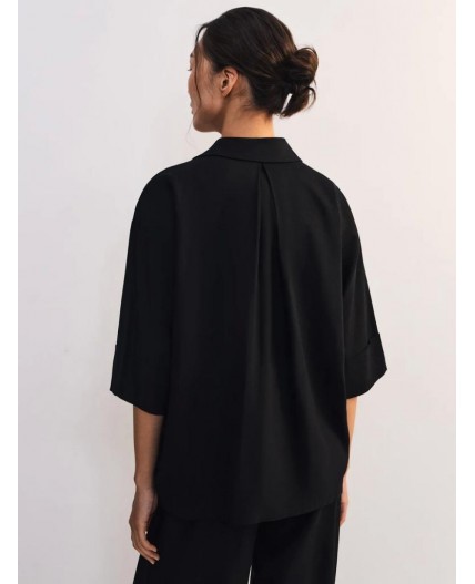 блузка женская черный