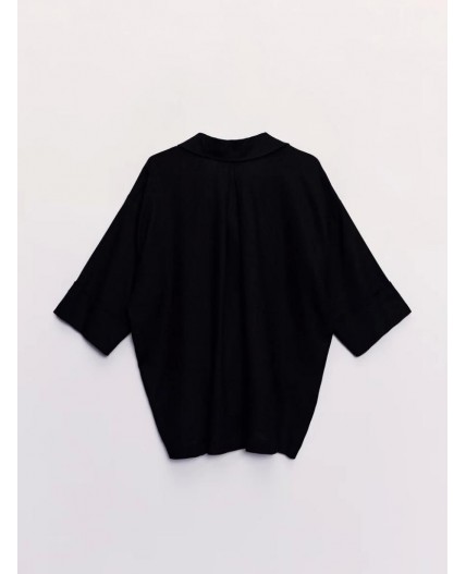 блузка женская черный