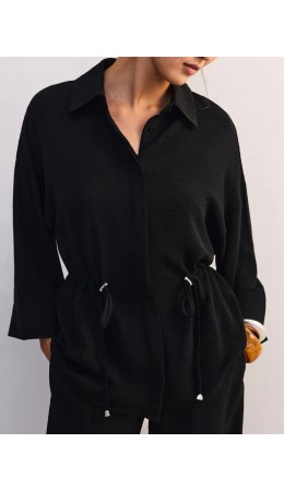 блузка женская черный