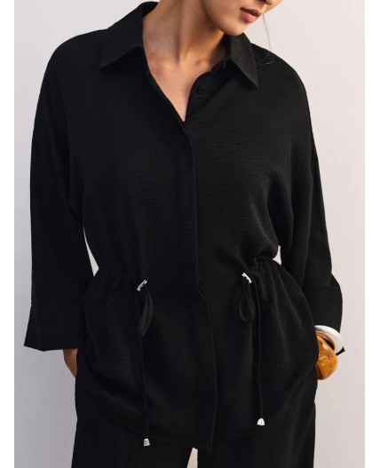 блузка женская черный