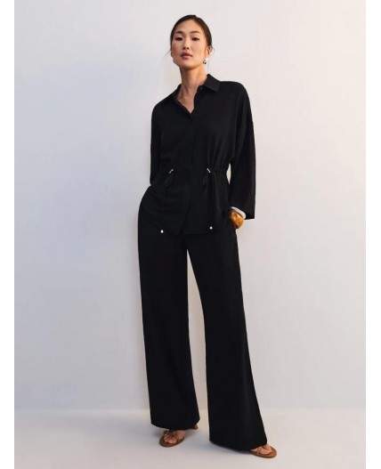 блузка женская черный