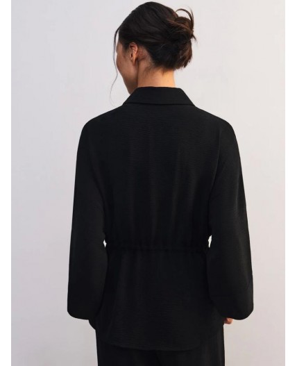 блузка женская черный