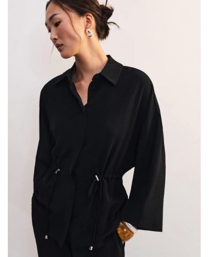 блузка женская черный