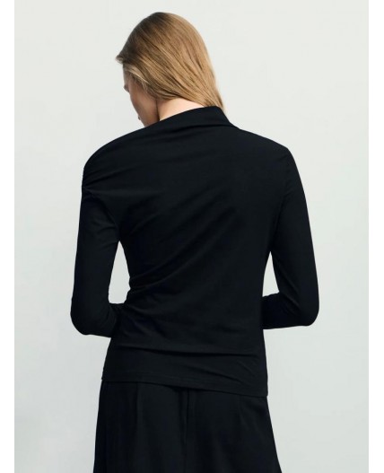 блузка женская черный