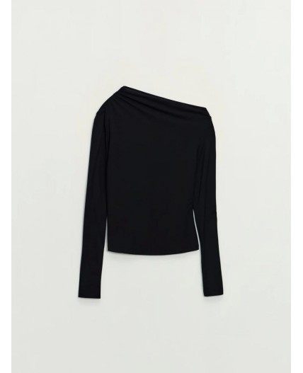 блузка женская черный