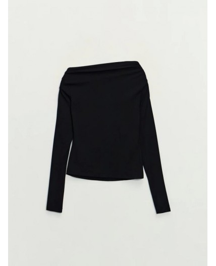 блузка женская черный