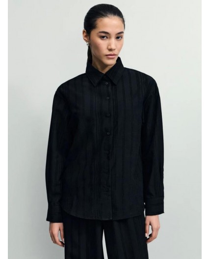 блузка женская черный