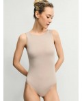 боди спортивное женское бежевый