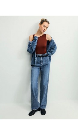 боди спортивное женское терракот/кирпичный