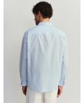 верхняя сорочка мужская голубой
