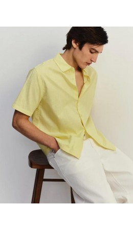 верхняя сорочка мужская лимонный