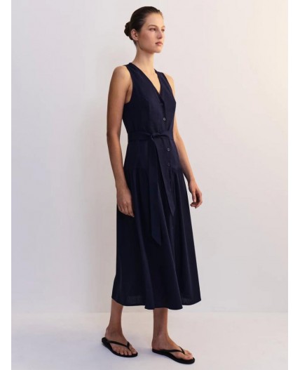 платье женское темно-синий