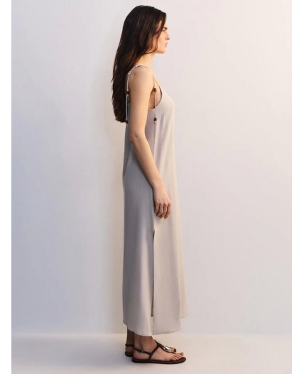 сарафан женский серо-бежевый