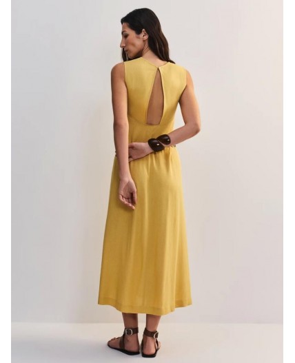 платье женское желтый