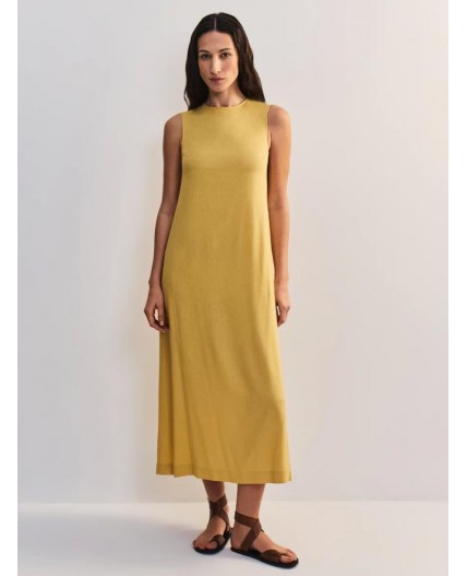 платье женское желтый