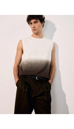 жилет мужской тёмно-коричневый