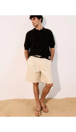 поло мужское тёмно-коричневый