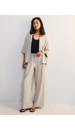 брюки женские серо-бежевый