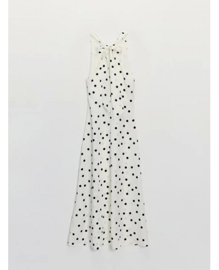 платье женское белый абстракция