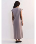 платье женское серо-бежевый