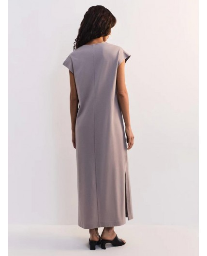 платье женское серо-бежевый