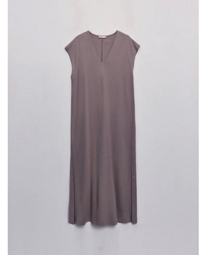 платье женское серо-бежевый