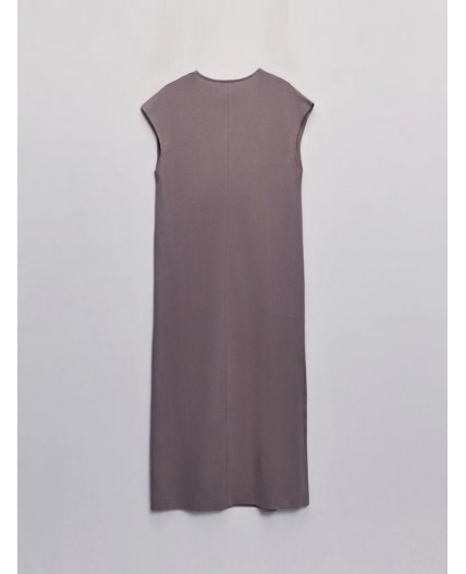 платье женское серо-бежевый