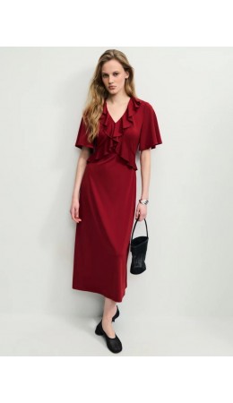 платье женское ягодный