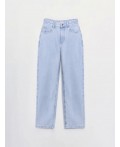 брюки джинсовые женские ультра светлый индиго