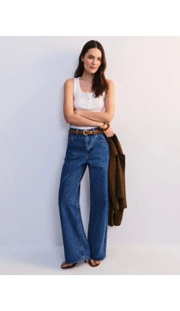 брюки джинсовые женские индиго