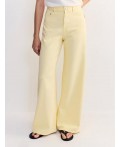 брюки джинсовые женские светло-жёлтый