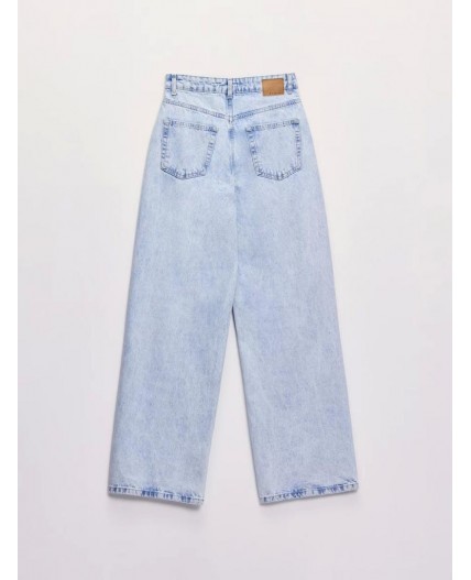 брюки джинсовые женские светлый индиго