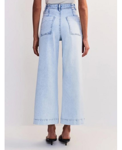 брюки джинсовые женские ультра светлый индиго