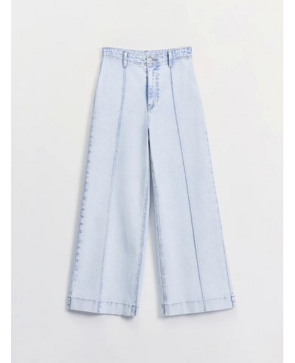 брюки джинсовые женские ультра светлый индиго