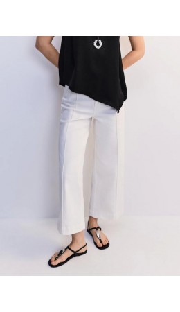 брюки джинсовые женские белый